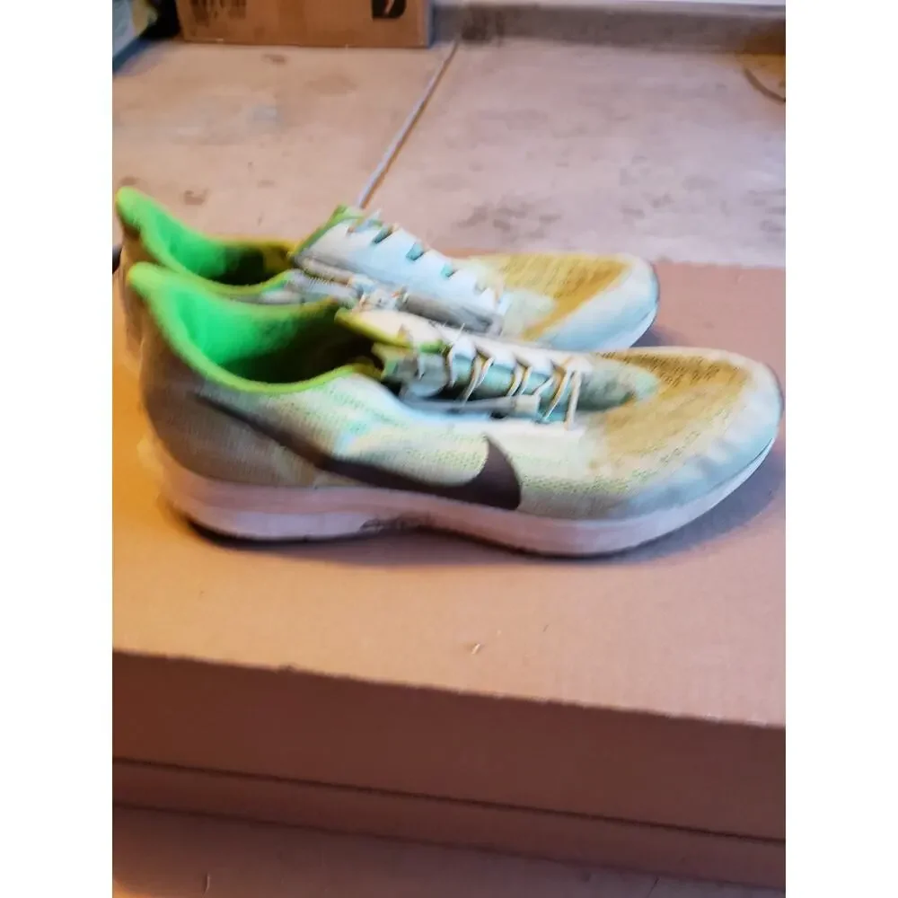 Nike Air Pegasus Shoes Size 15 Mens Green Hiking Trail Running